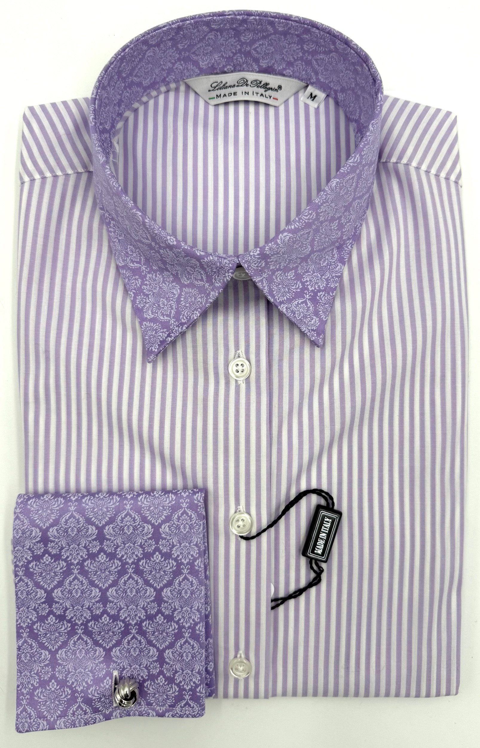 VOLCETTO Popeline 100% Boutons de Manchette